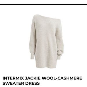 INTERMIXJACKIE WOOL-CASHMERE
SWEATER DRESS